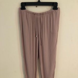 Light pink H&M joggers